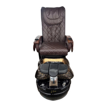 Load image into Gallery viewer, Gulfstream La Tulip Pedicure Chair :: Original Dark Chocolate Leather :: 7 in stock
