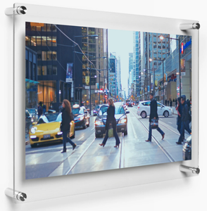 LUX DOUBLE PANEL ACRYLIC FLOATING FRAMES - CHOOSE YOUR SIZE